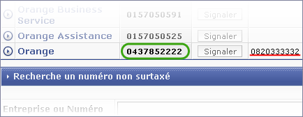 Résultat GeoNumbers